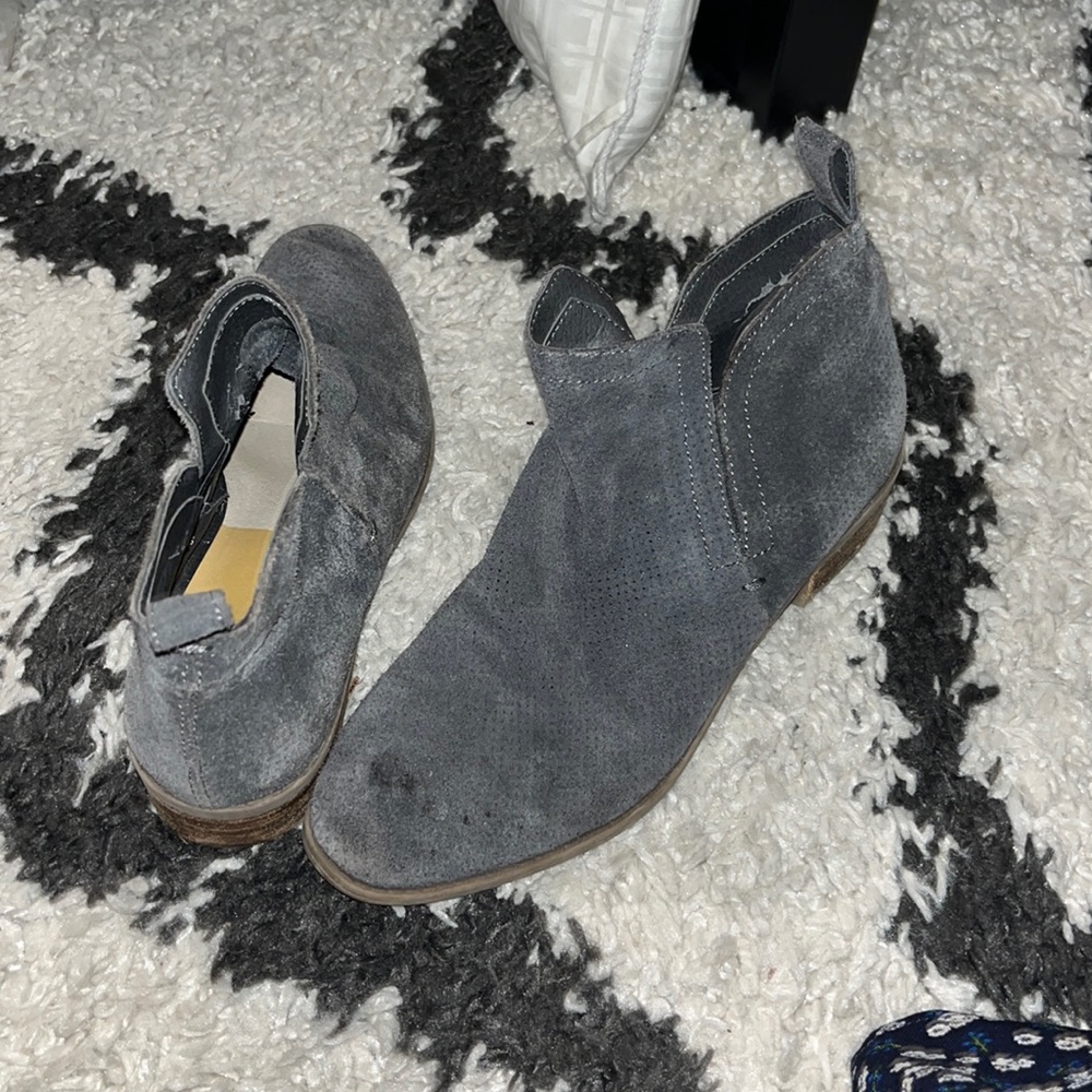 Grey booties